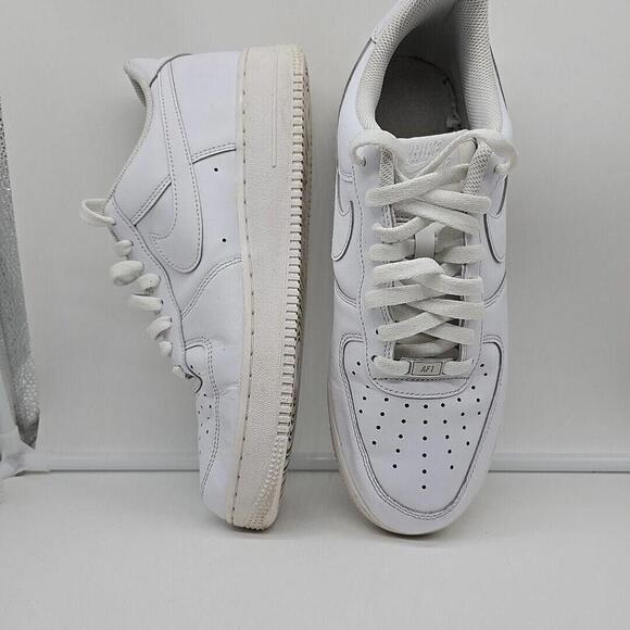 Nike Air Force 1 Low \'07 Triple‎ White CW2288-111 Mens Size 10.5